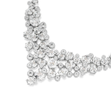 warovski Constella Mixed-Cut Necklace White Rhodium-Plated – Available Online in Qatar & GCC