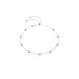 Swarovski Una Angelic Necklace Round Cut Double Sided Motifs White Rhodium Plated