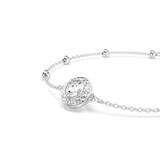 Swarovski Una Angelic Bracelet Round Cut White Rhodium Plated