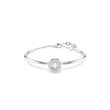 Swarovski Dextera Bangle Round Cut White Rhodium Plated