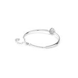 Swarovski Dextera Bangle Round Cut White Rhodium Plated