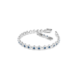 Swarovski Una Angelic Bracelet Round Cut Blue Rhodium Plated