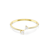 Swarovski Mesmera Bangle Heart White Gold-Tone Plated