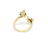 Swarovski Mesmera Open Ring Heart Cut Pavé White Gold-Tone Plated