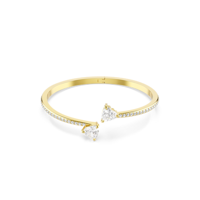 Swarovski Mesmera Bangle Heart White Gold-Tone Plated