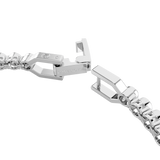 Swarovski Imber Emily Tennis Bracelet Round Cut Blue Rhodium Plated