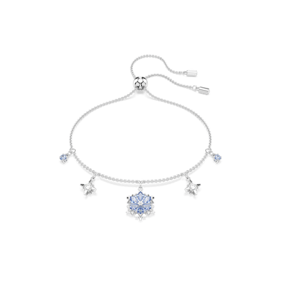 Swarovski Magic Bracelet Snowflake Blue Rhodium Plated