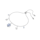Swarovski Magic Bracelet Snowflake Blue Rhodium Plated