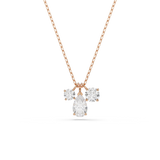 Swarovski Mesmera Pendant, Mixed Cuts, White, Rose Gold-Tone Plated