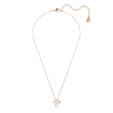 Swarovski Mesmera Pendant, Mixed Cuts, White, Rose Gold-Tone Plated