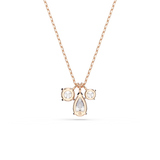 Swarovski Mesmera Pendant, Mixed Cuts, White, Rose Gold-Tone Plated