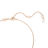 Swarovski Mesmera set, Pear cut, Octagon cut, White, Rose gold-tone plated