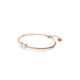 Swarovski Mesmera bangle, Mixed cuts, White, Rose gold-tone plated
