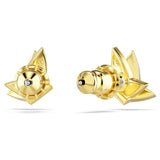 Swarovski Idyllia Lilia Stud Earrings, Butterfly, White, Gold-Tone Plated