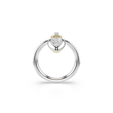 Swarovski Idyllia Motif Ring Mixed Cuts Heart Pink Mixed Metal Finish