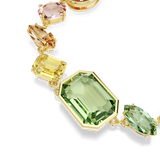 Swarovski Gema Bracelet Mixed Cuts Multicolored Gold-Tone Plated
