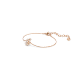 Swarovski Swan Bracelet Mixed Cuts Swan White Rose Gold-Tone Plated