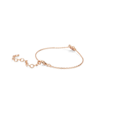 Swarovski Swan Bracelet Mixed Cuts Swan White Rose Gold-Tone Plated