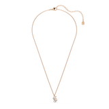 Swarovski Swan Pendant Mixed Cuts Swan White Rose Gold-Tone Plated