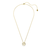 Swarovski Hyperbola Pendant Round Cut White Gold-Tone Plated