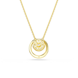 Swarovski Hyperbola Pendant Round Cut White Gold-Tone Plated