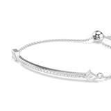 Swarovski Idyllia Bracelet Mixed Cuts Arrow White Rhodium Plated