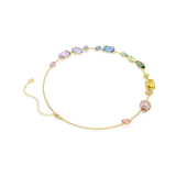 Swarovski Gema Necklace Mixed Cuts Multicolored Gold-Tone Plated