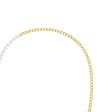 Swarovski Idyllia Necklace Crystal Pearl White Gold-Tone Plated