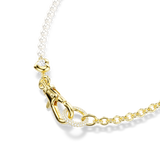 Swarovski Idyllia Necklace Crystal Pearl White Gold-Tone Plated