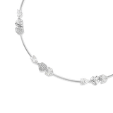 Swarovski Idyllia Necklace Heart With Arrow White Rhodium Plated