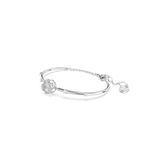Swarovski Constella Bangle Round Cut Dancing Stone White Rhodium Plated
