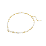 Swarovski Mesmera Necklace Mixed Cuts White Gold-Tone Plated