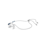 Swarovski Symbolica bracelet, Wings, Blue, Rhodium plated