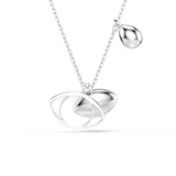 Swarovski Symbolica necklace, Evil eye, Blue, Rhodium plated