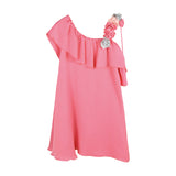 Amaya Kids Baby Girl's Coral Dress
