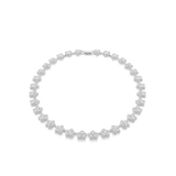 Swarovski Ariana Grande X Swarovski Necklace Round Cut Flower White Rhodium Plated