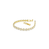 Swarovski Una Angelic Bracelet Round Cut White Gold-Tone Plated