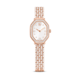 Swarovski Dextera octagon Watch, Swiss Made, Metal Bracelet, Rose gold tone, Rose gold-tone finish