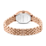 Swarovski Dextera octagon Watch, Swiss Made, Metal Bracelet, Rose gold tone, Rose gold-tone finish