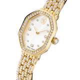 Swarovski Dextera octagon Watch, Swiss Made, Metal Bracelet, Rose gold tone, Rose gold-tone finish
