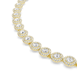 Swarovski Una Angelic Set Set (3) Round Cut White Gold-Tone Plated