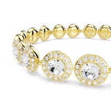 Swarovski Una Angelic Set Set (3) Round Cut White Gold-Tone Plated