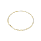 Swarovski Una Angelic Necklace Round Cut Small White Gold-Tone Plated