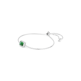 Swarovski Una Angelic Bracelet Rectangular Cut Pavé Green Rhodium Plated