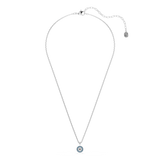 Swarovski Luckily Pendant Pavé Eye Blue Rhodium Plated