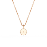 Swarovski Luckily Pendant Pavé Eye Blue Rose Gold-Tone Plated