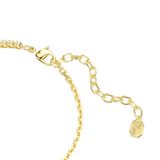 Swarovski Matrix Round Cut White Crystal Infinity Tennis Bracelet (18K Gold Finished)