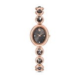 Swarovski Imber oval Watch, Swiss Made, Metal Bracelet, Stainless Steel