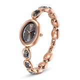 Swarovski Imber oval Watch, Swiss Made, Metal Bracelet, Stainless Steel