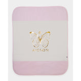 Aigner Kids New Born Baby Girl's Pink Blanket, one size